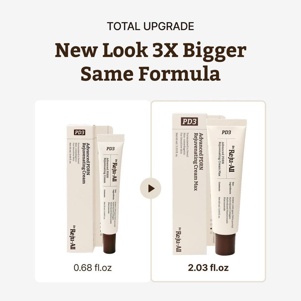 Fortgeschrittene PDRN verjüngende Creme Max feuchtigkeitsspendende und beruhigende Gesichtscreme 60 ml