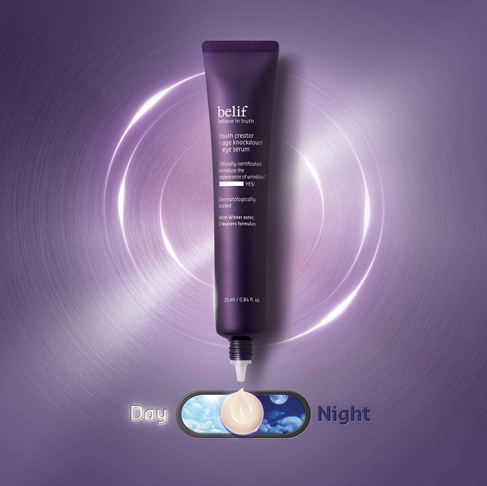 BELIF Age Knockdown V Augencreme - Augencreme mit Natriumhyaluronat und Adenosin, die zur Hautfeuchtigkeit und zum Hautkomfort beitragen - 25 ml