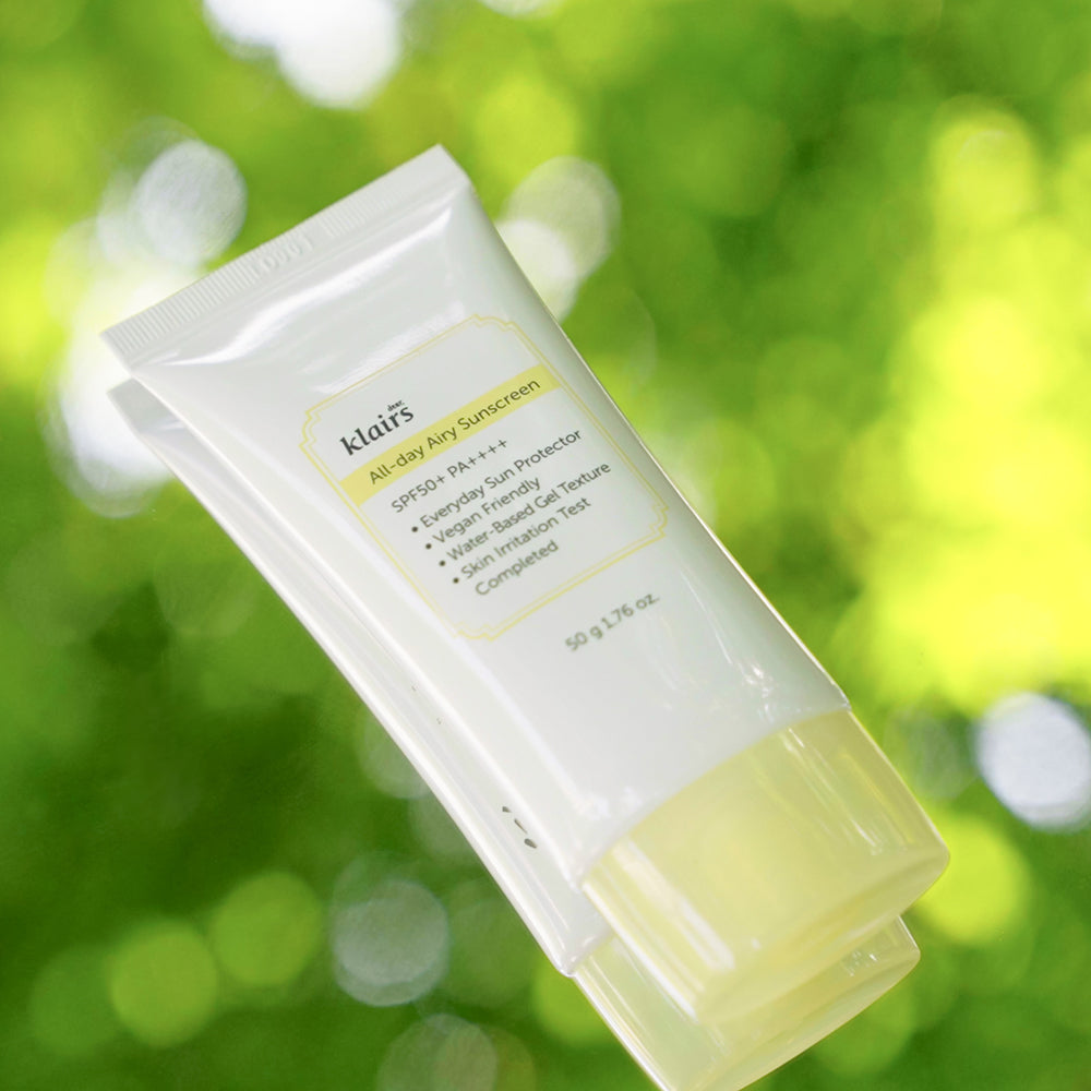 Dear Klairs All-day Airy Crema de fata SPF 50 - Protectie UV si Hidratare Usoara pentru Ten Sensibil, 50 ml