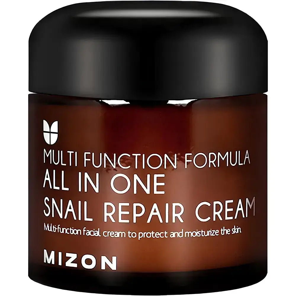 MIZON All In One Snail Repair Cream - Gesichtscreme mit Schneckensekretion und Centella Asiatica zur Feuchtigkeitspflege und Hautberuhigung - 75 ml