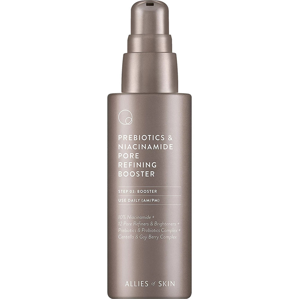 Allies of Skin Prebiotics & Niacinamide Pore Refining Booster 50 ml Flasche
