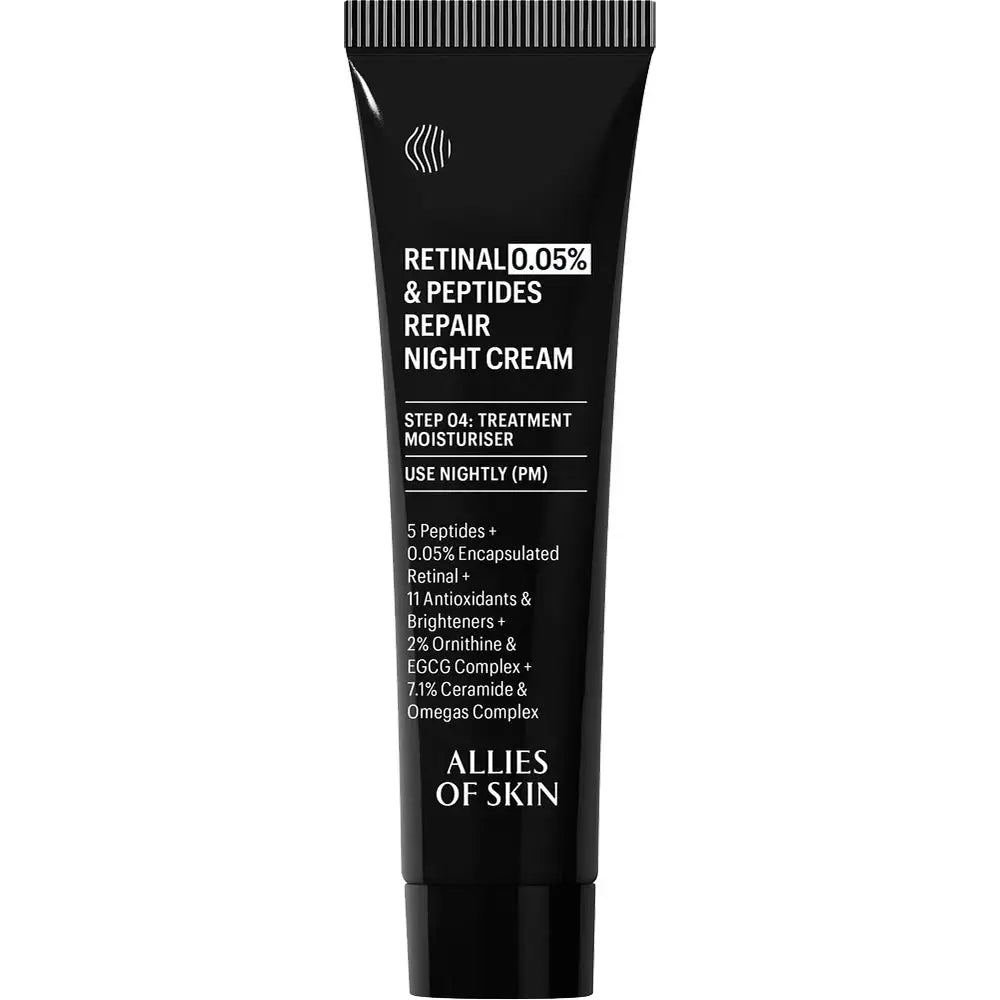 Allies of Skin Retinal 0.05 % & Peptides Repair Night Cream 12 ml Packung
