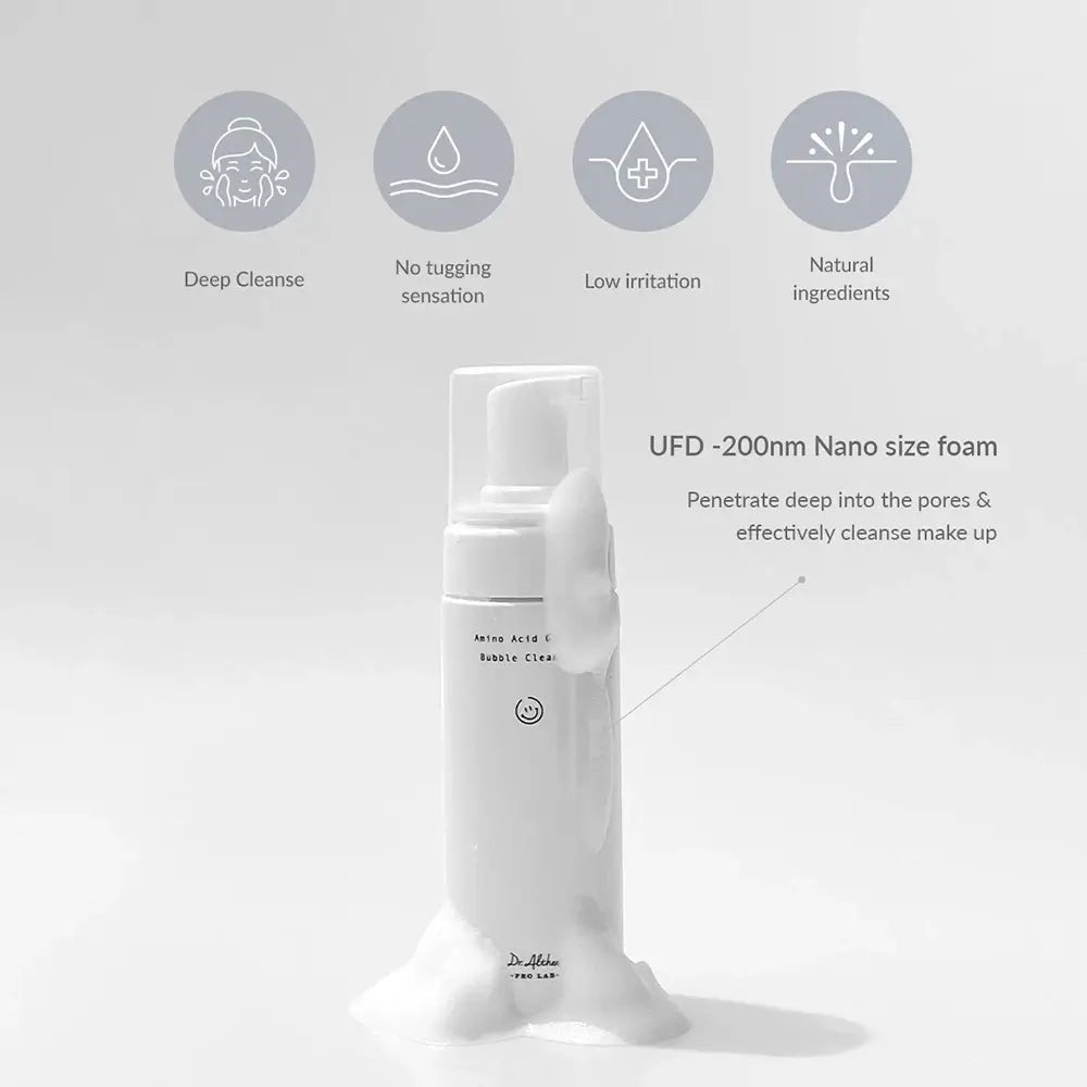 Dr. Althea Amino Säure Sanfter Blasenspüler - Reinigungsschaum mit Aminosäuren und Hyaluronsäure, der zur Reinigung von Unreinheiten und zur Aufrechterhaltung der Hautfeuchtigkeit beiträgt - 140 ml