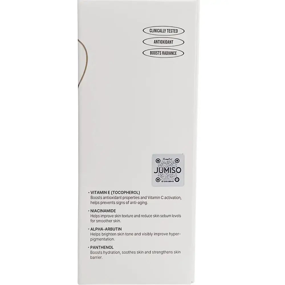 JUMISO Antioxidant Glow Gesichts-Essenz - mit Niacinamid und Alpha-Arbutin, zur Verbesserung des ungleichmäßigen Hauttons und zur Aufhellung von Hyperpigmentierung - 40 ml