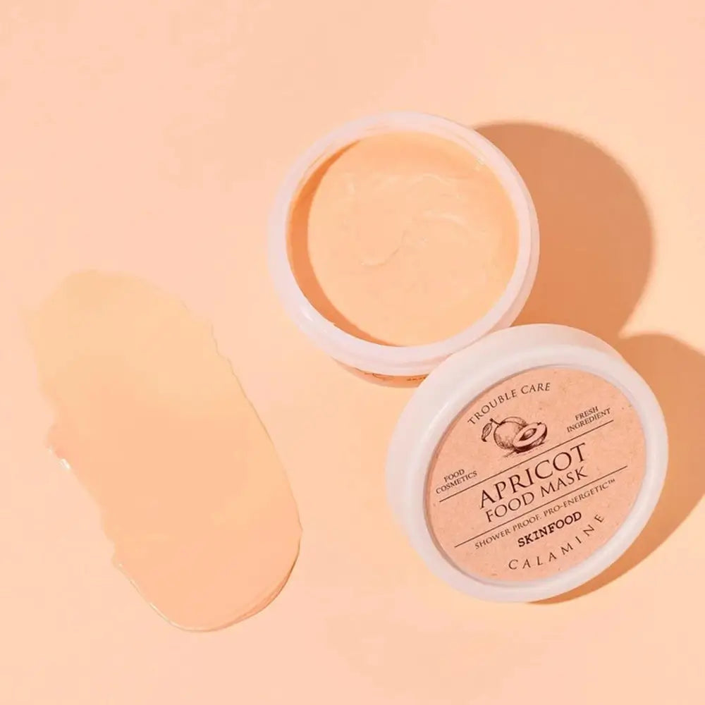 SKINFOOD Aprikosen-Gesichtsmaske - Gesichtsmaske mit Aprikosenextrakt und rosa Calamin - 120 g
