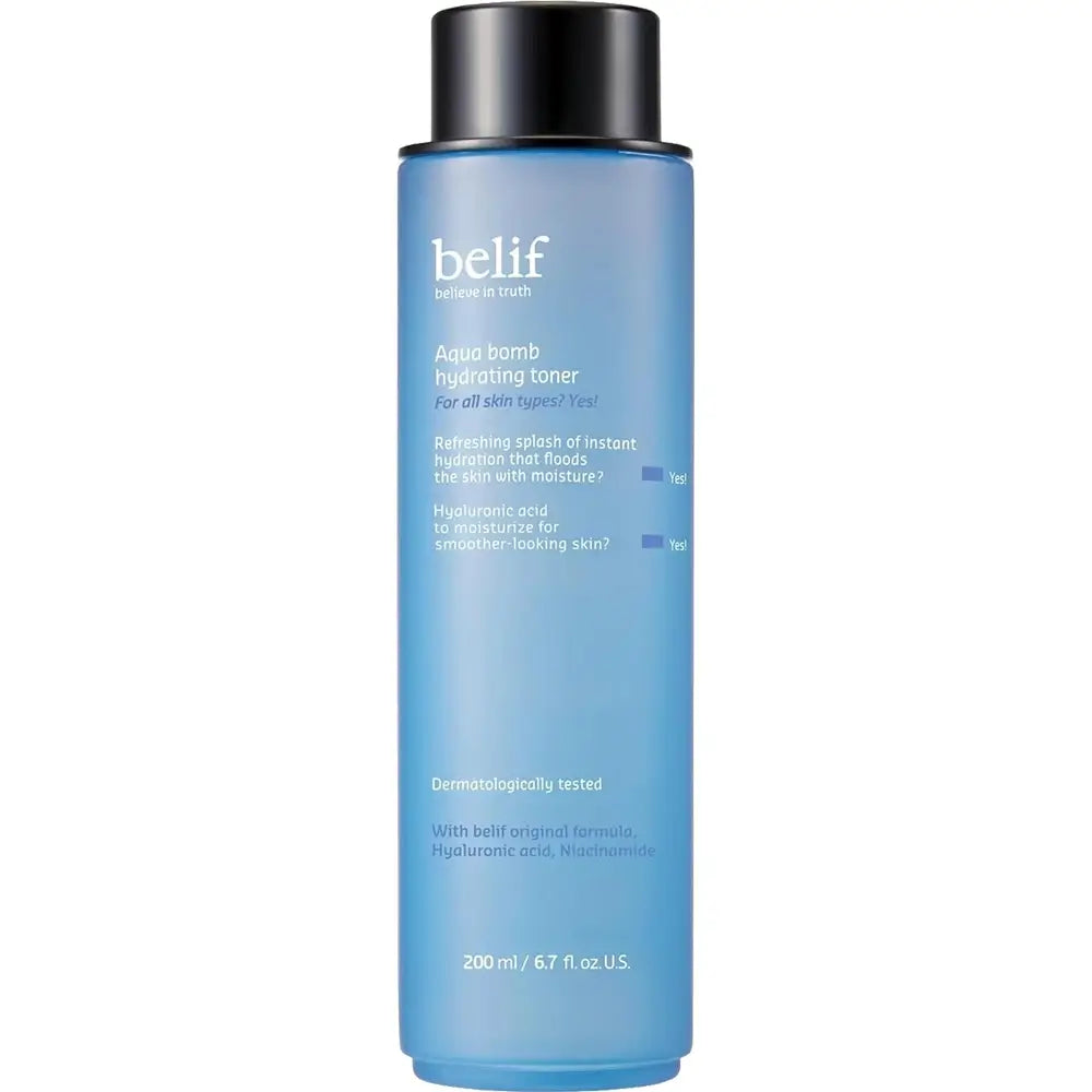 BELIF Aqua Bomb Feuchtigkeitsspendende Gesichts-Toner mit Hyaluronsäure und Niacinamid - 200 ml