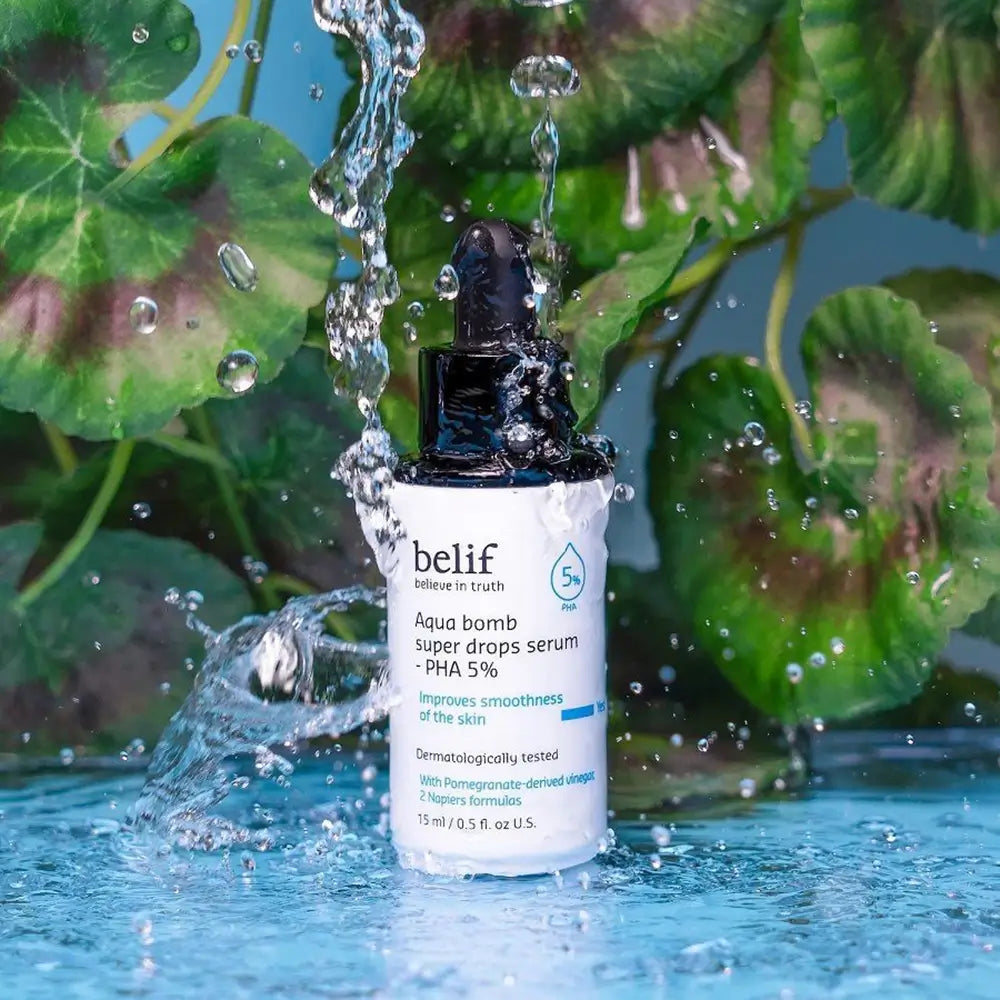 BELIF Aqua Bomb Serum für das Gesicht PHA 5% - Sanfte Peeling und intensive Feuchtigkeit, 15 ml