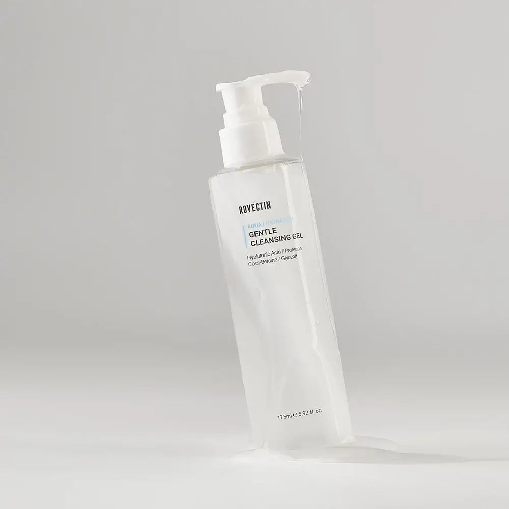ROVECTIN Aqua Gentle - Reinigungsgel mit Glycerin und Sodium Cocoyl Alaninat für sanfte Reinigung und tiefe Feuchtigkeit für gesunde, ausgeglichene Haut - 175 ml