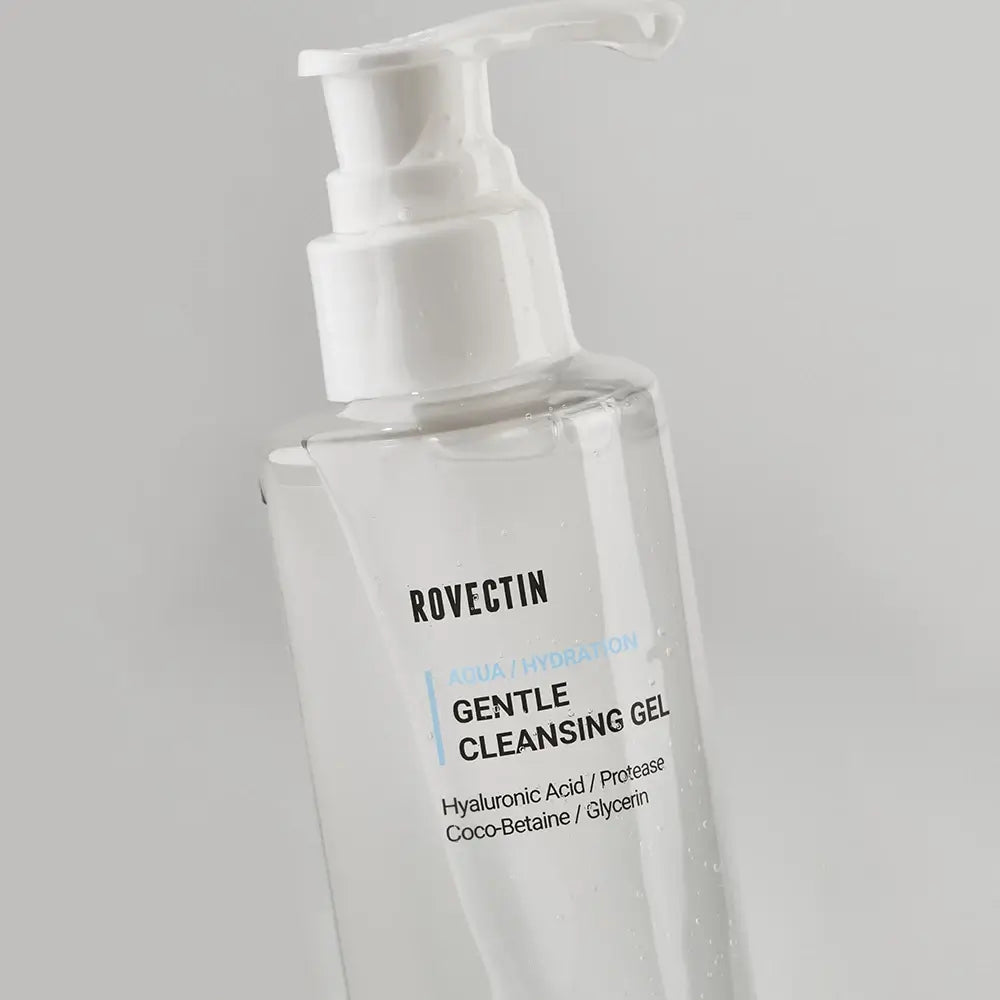 ROVECTIN Aqua Gentle - Reinigungsgel mit Glycerin und Sodium Cocoyl Alaninat für sanfte Reinigung und tiefe Feuchtigkeit für gesunde, ausgeglichene Haut - 175 ml