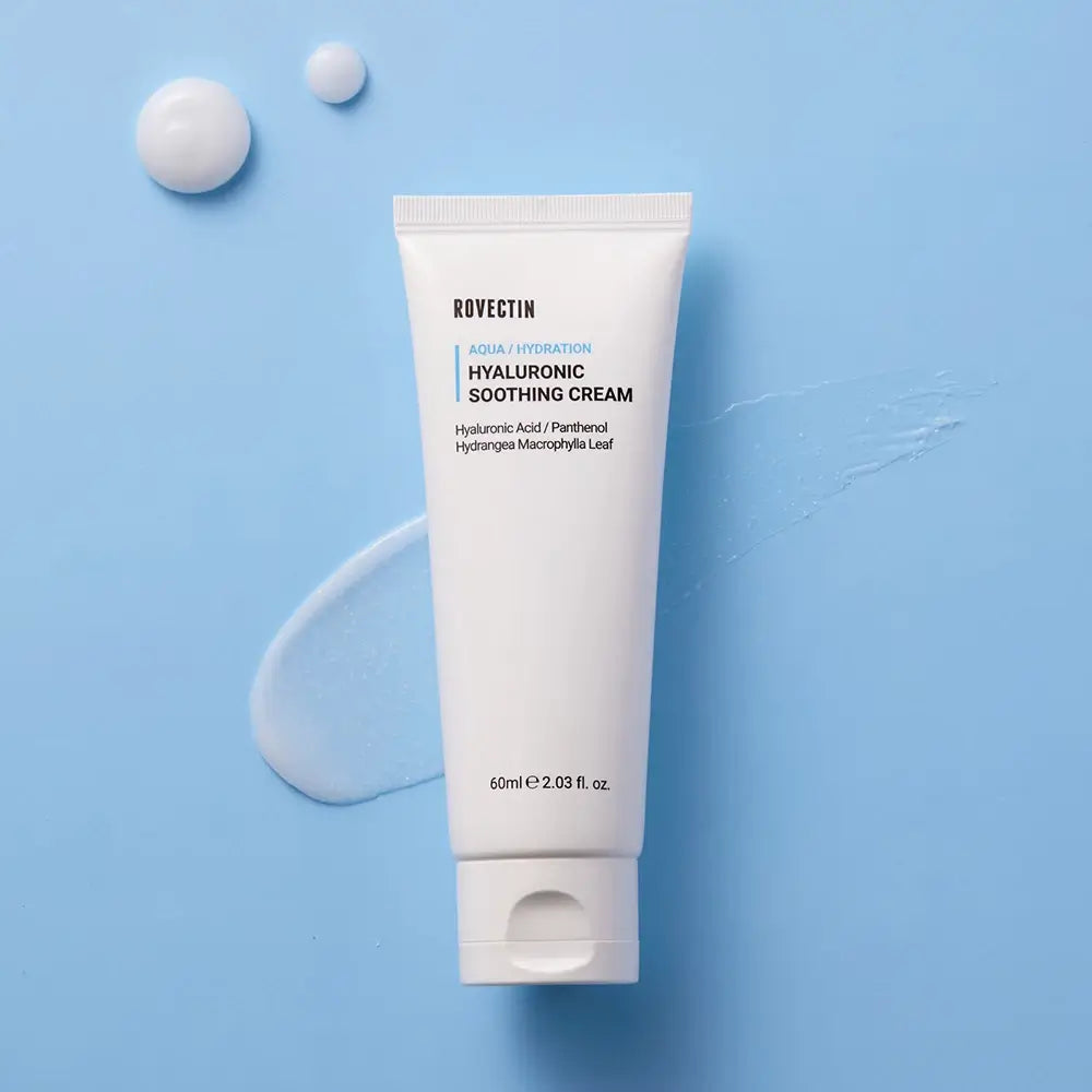 ROVECTIN Aqua Hyaluronic Cream - Gesichtscreme mit Hyaluronsäure und Ceramid NP, die die natürliche Hautbarriere aufrechterhält und Anzeichen von Trockenheit und Reizung reduziert - 60 ml