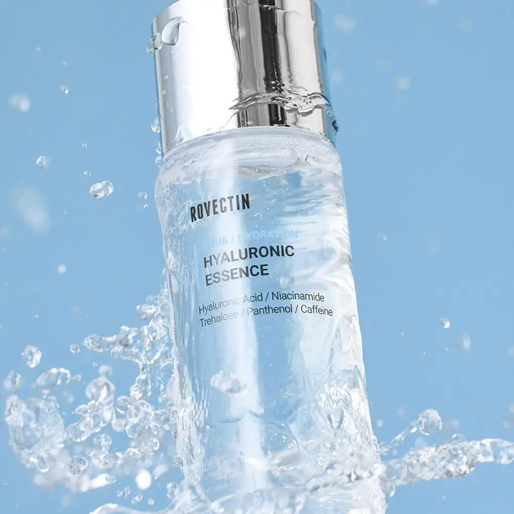ROVECTIN Aqua Hyaluronic Essence - Essenz mit Hyaluronsäure und Niacinamid zur Förderung der Hautfeuchtigkeit und Festigkeit - 100 ml