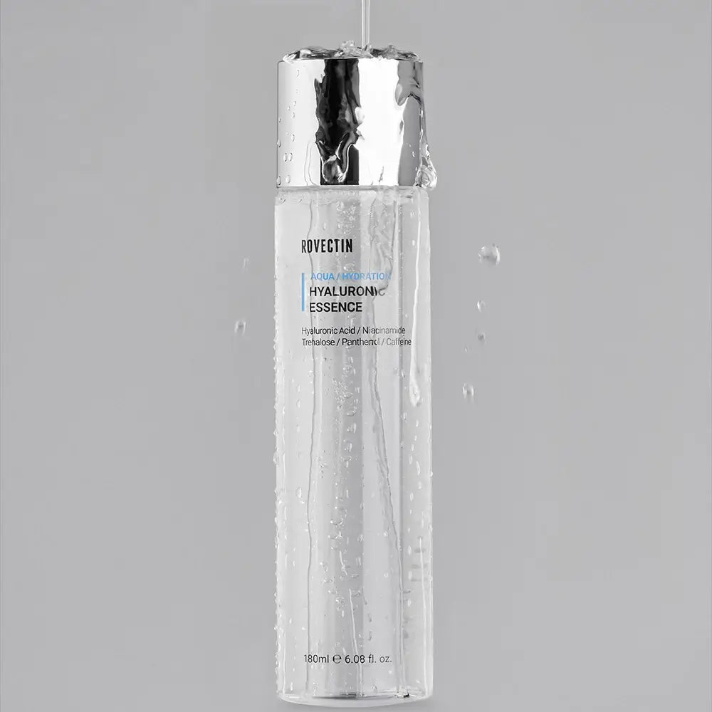 ROVECTIN Aqua Hyaluronic Essence - Essenz mit Hyaluronsäure und Niacinamid zur Hydratation und Straffung der Haut - 180 ml