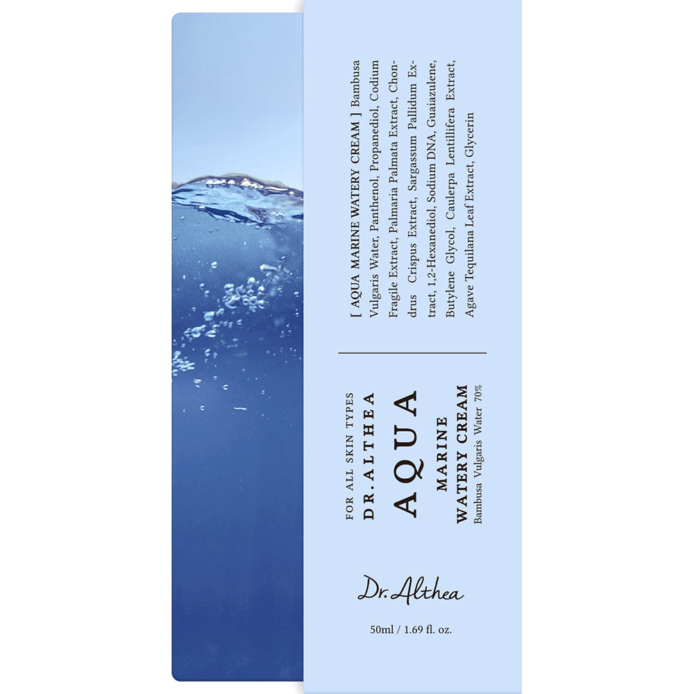 Dr. Althea Aqua Marine Watery Cream – Blaue Creme für Feuchtigkeit und Beruhigung, 50 ml
