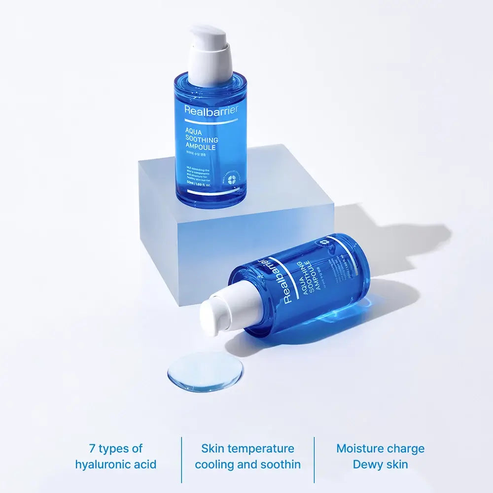 REAL BARRIER Aqua Soothing Renewal Serum - Tiefenfeuchtigkeit und Beruhigung, 50 ml