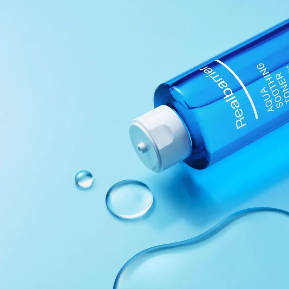 Real Barrier Aqua Beruhigungstoner Erneuerungstoner beruhigend für das Gesicht - intensive Feuchtigkeit und Linderung von Reizungen, 200 ml