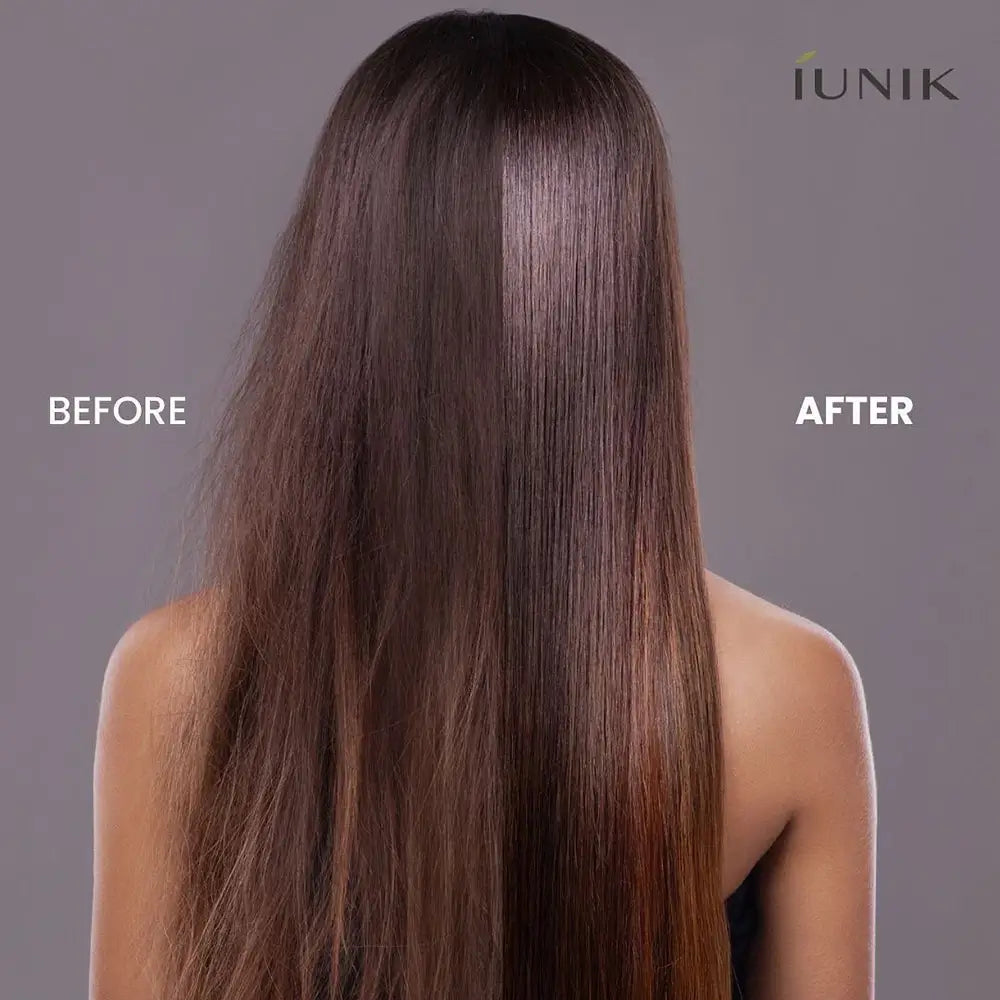 IUNIK Argan Nourishing - Haaröl formuliert mit Arganöl und pflanzlichen Ölen, das zur Hydratation des Haares und zur Erhaltung des Glanzes beiträgt - 100 ml