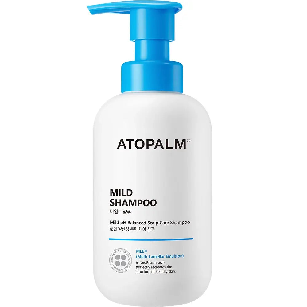 ATOPALM MLE Mild Shampoo – Vorderseite der Flasche	