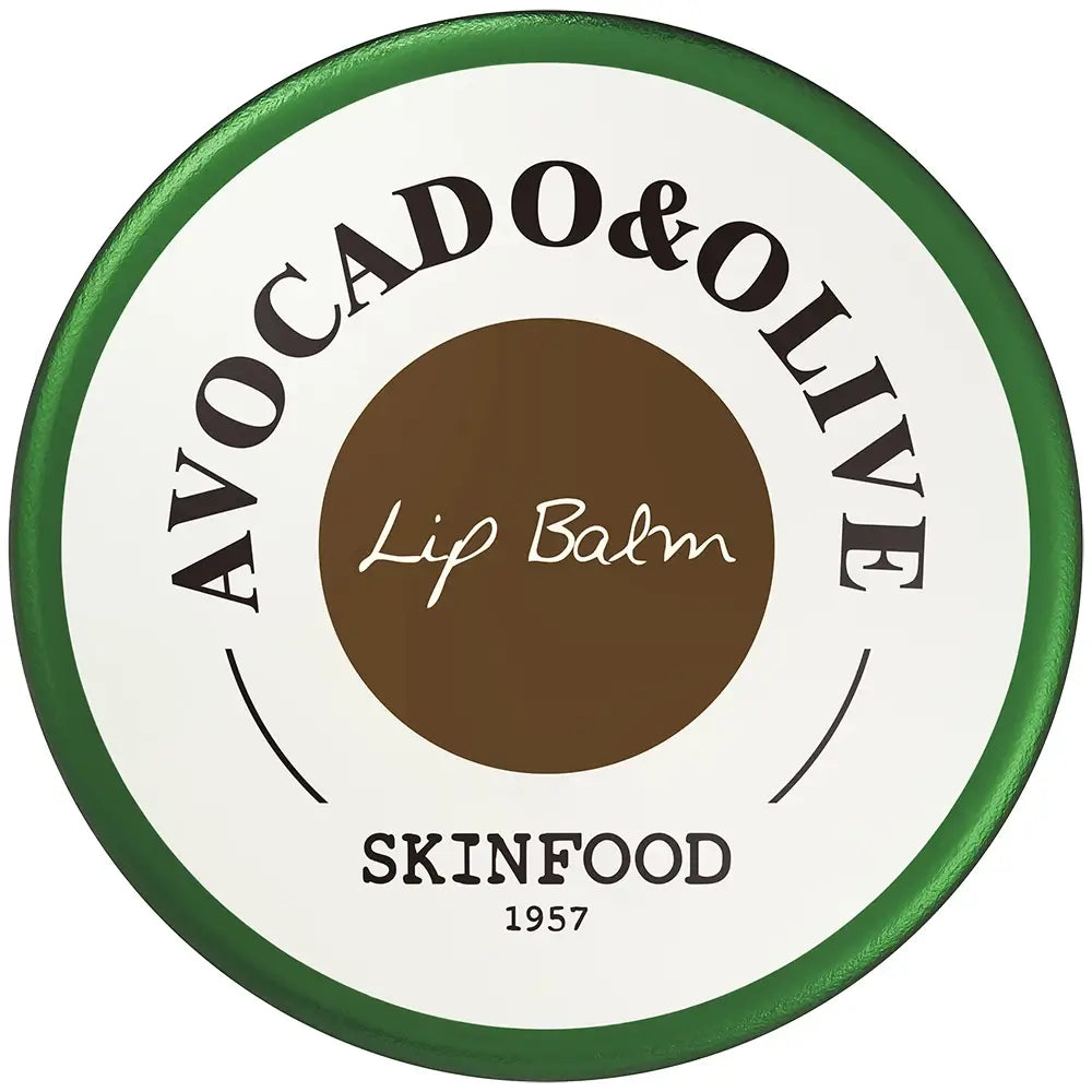 SKINFOOD Avocado & Olive - Lippenbalsam formuliert mit Avocado- und Olivenöl, das zur Befeuchtung der Lippen und zur Aufrechterhaltung des Komforts beiträgt - 12 ml