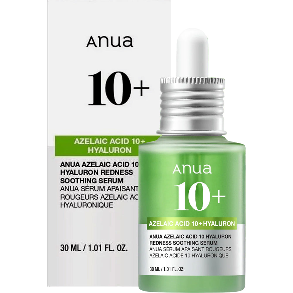ANUA Azelaic Acid 10 Hyaluron Rötung Beruhigendes Serum - Beruhigung und Feuchtigkeit, 30 ml