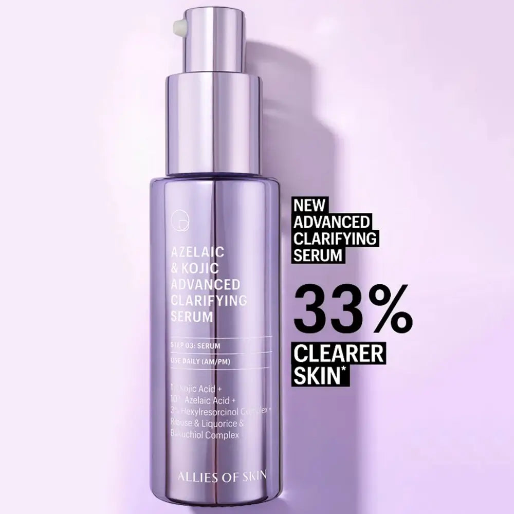 ALLIES OF SKIN Azelaic și Kojic Ser pentru Față - Iluminare și Uniformizare, 30 ml