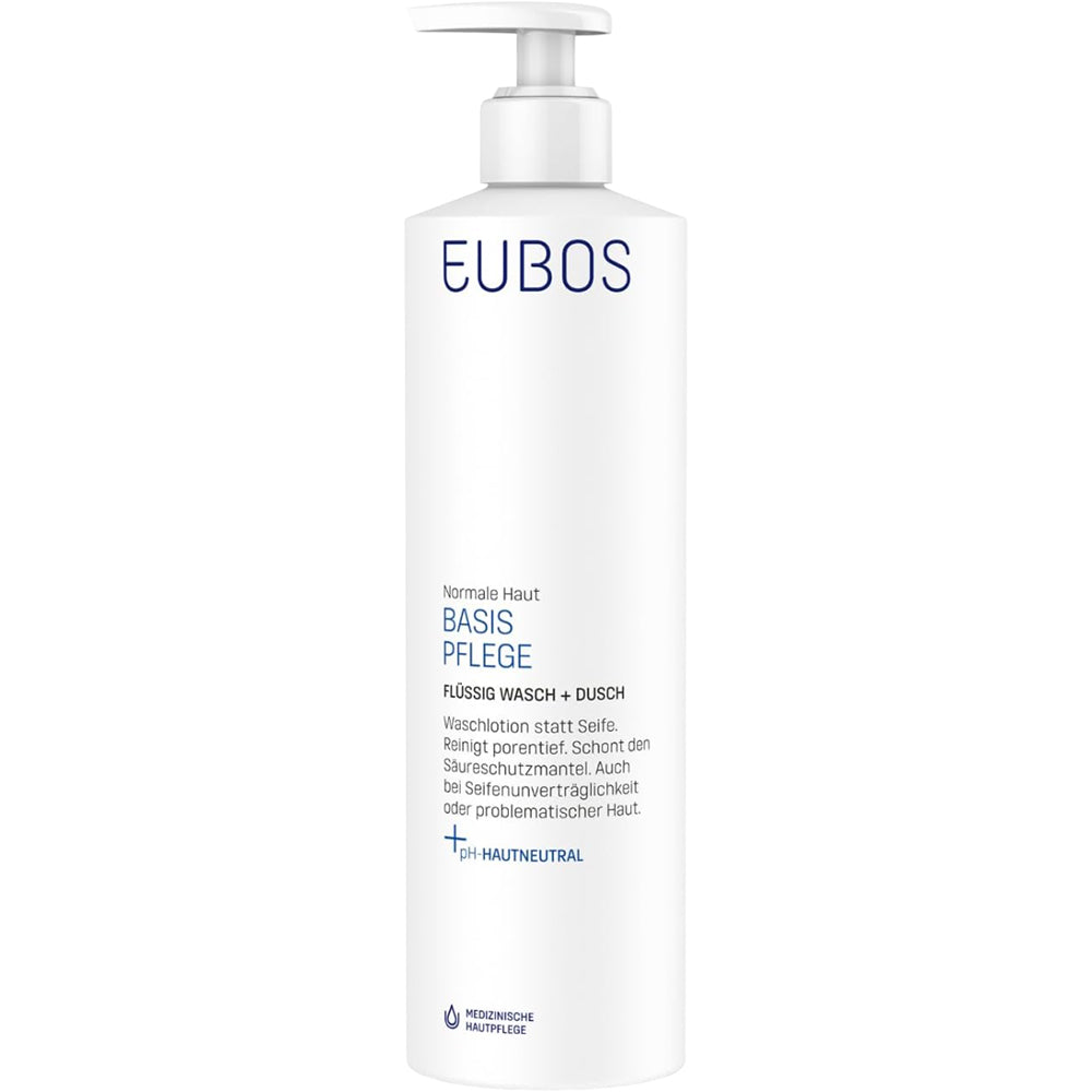 EUBOS Basic Care Liquid Washing Emulsion Blue - 400 ml
