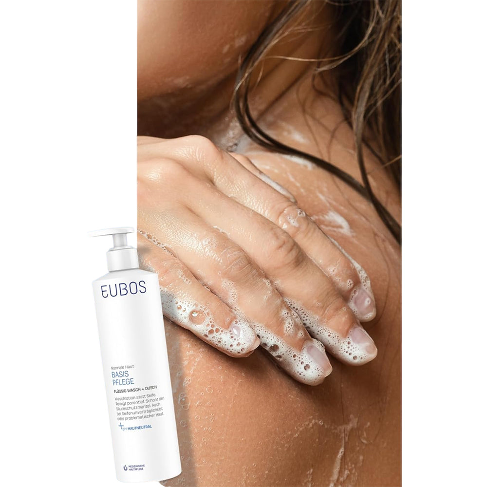 EUBOS Basic Care Liquid Washing Emulsion Blue - 400 ml