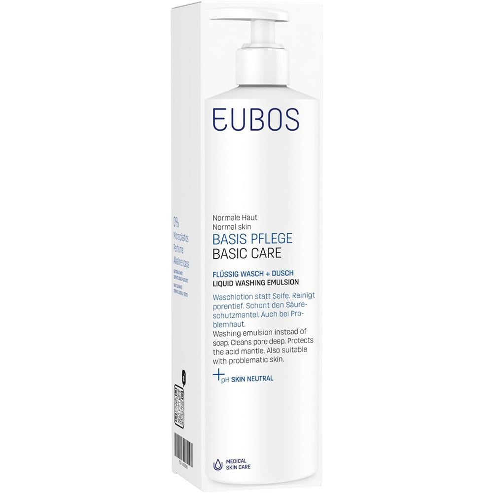 EUBOS Basic Care Liquid Washing Emulsion Blue - 400 ml