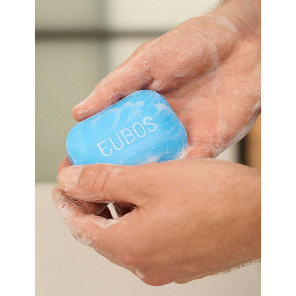 EUBOS Basispflege Festes Waschstück, Blau