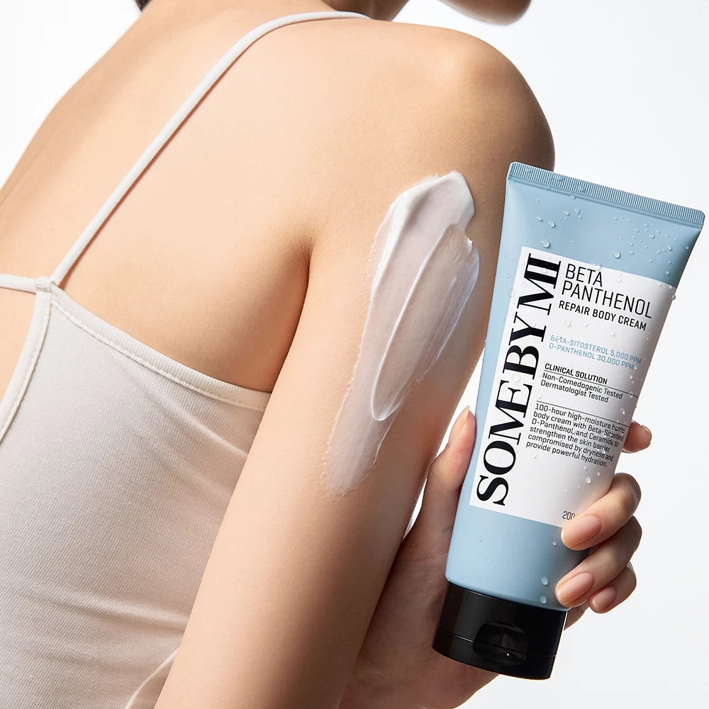 SOME BY MI Beta Panthenol Repair Body Cream - Körpercreme mit D-Panthenol und Beta-Sitosterol, die zur Hautfeuchtigkeit und zum Hautkomfort beiträgt - 200 ml