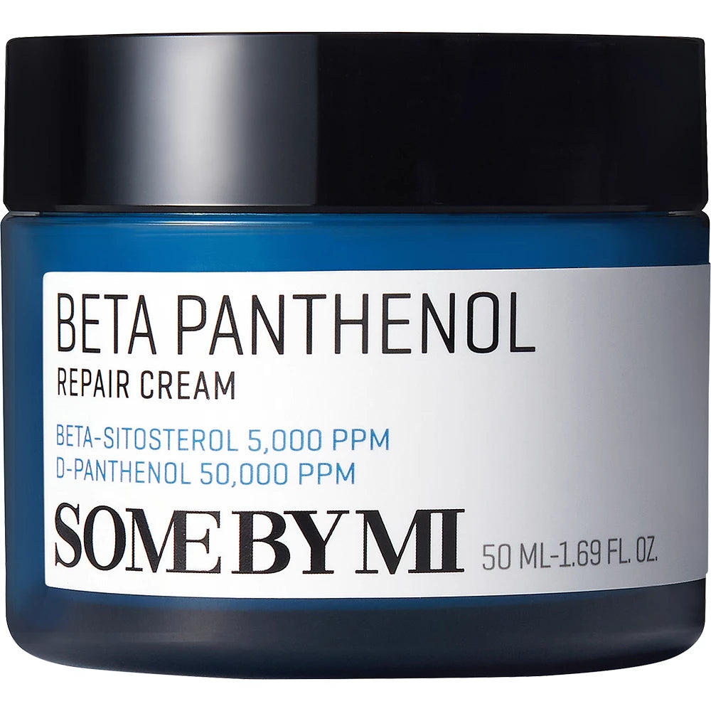 SOME BY MI Beta Panthenol Repair Cream - Gesichtscreme mit D-Panthenol (Provitamin B5) und Beta-Sitosterol zur Stärkung der Hautbarriere, Beruhigung von Rötungen und 100-stündiger Feuchtigkeitsversorgung - 50 ml