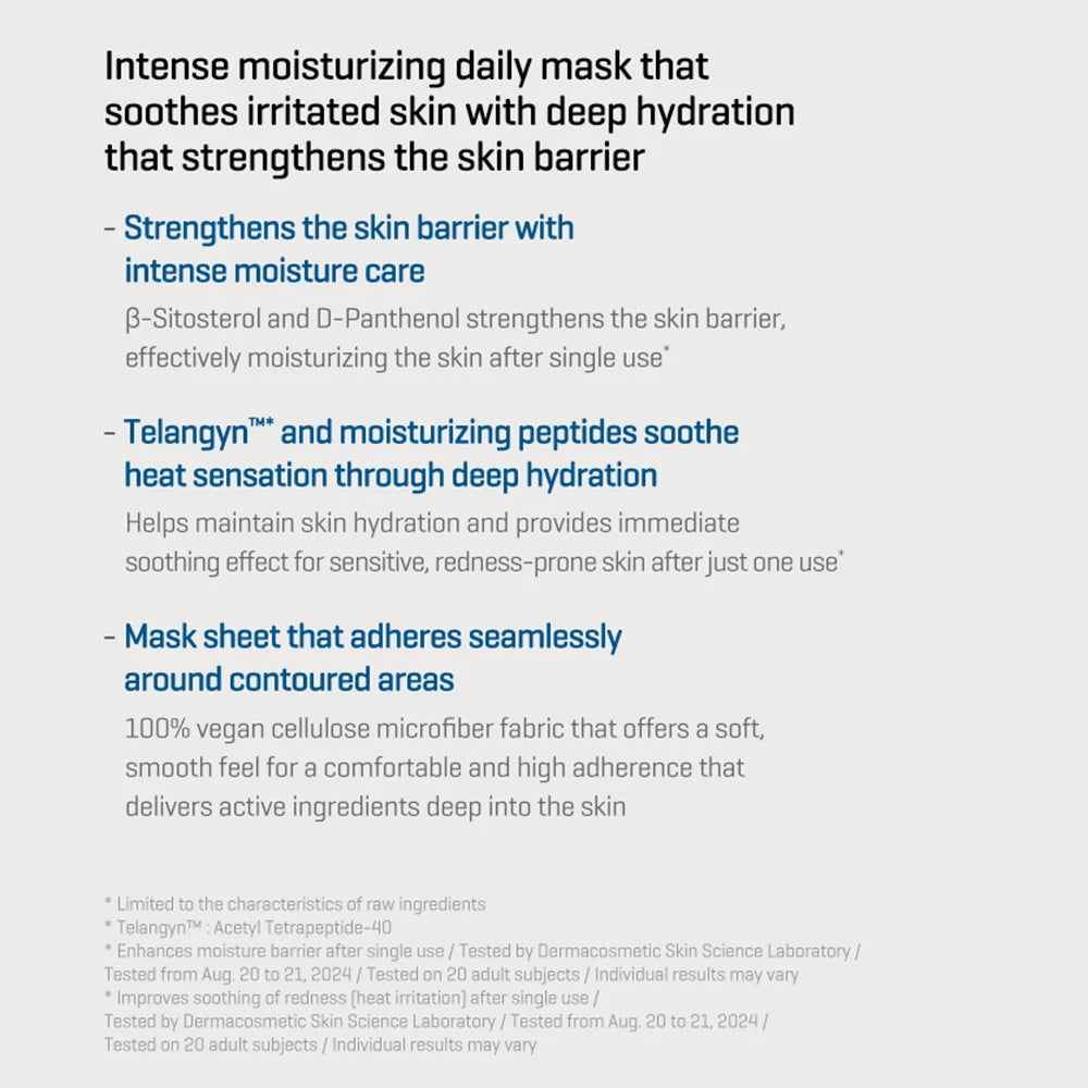 SOME BY MI Beta Panthenol Repair Daily Mask - Set mit 30 Gesichtsmasken mit D-Panthenol und Beta-Sitosterol zur Feuchtigkeitsversorgung und Stärkung der Hautbarriere - 30 Stk.