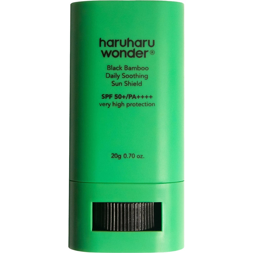 HARUHARU WONDER Schwarzer Bambus Tägliches Beruhigendes Sonnenschild Creme Gesichtscreme - Schutz und Feuchtigkeit, 20 g