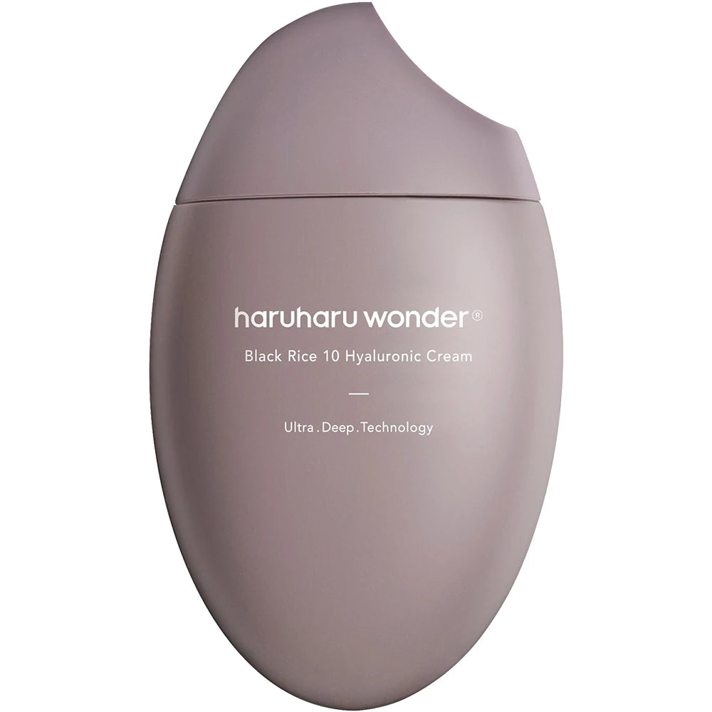 HARUHARU WONDER Black Rice 10 Hyaluronic Cream Gesichtscreme - Feuchtigkeit und Nährung, 50 ml