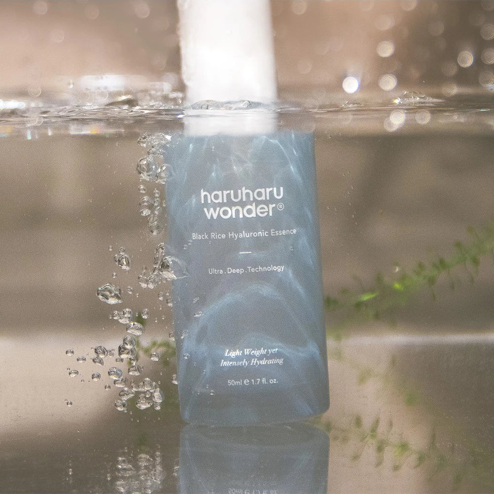 HARUHARU WONDER Schwarzer Reis Hyaluronsäure Essenz - Feuchtigkeitsspendend und schützend, 50 ml