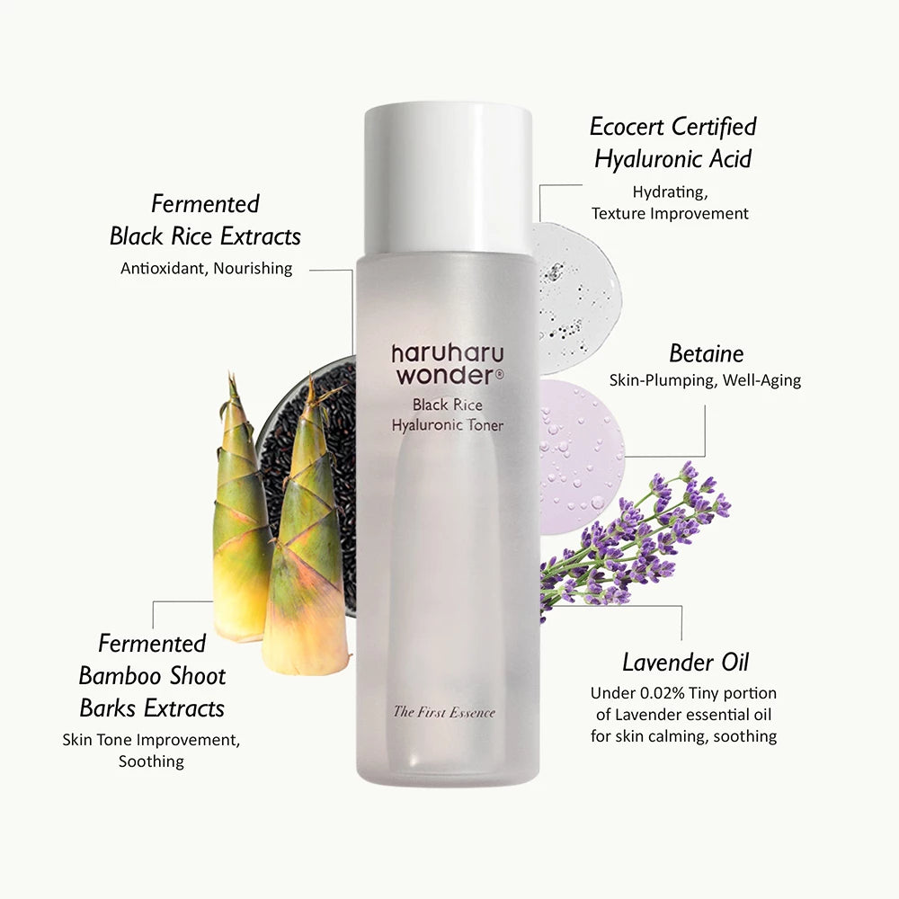 HARUHARU WONDER Schwarzer Reis Hyaluronsäure Toner
