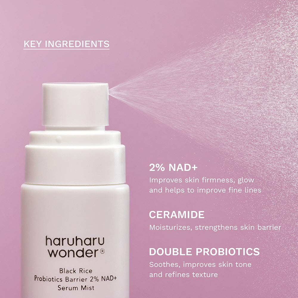 Black Rice Probiotics Barrier 2% NAD + Serum Mist 80 ml