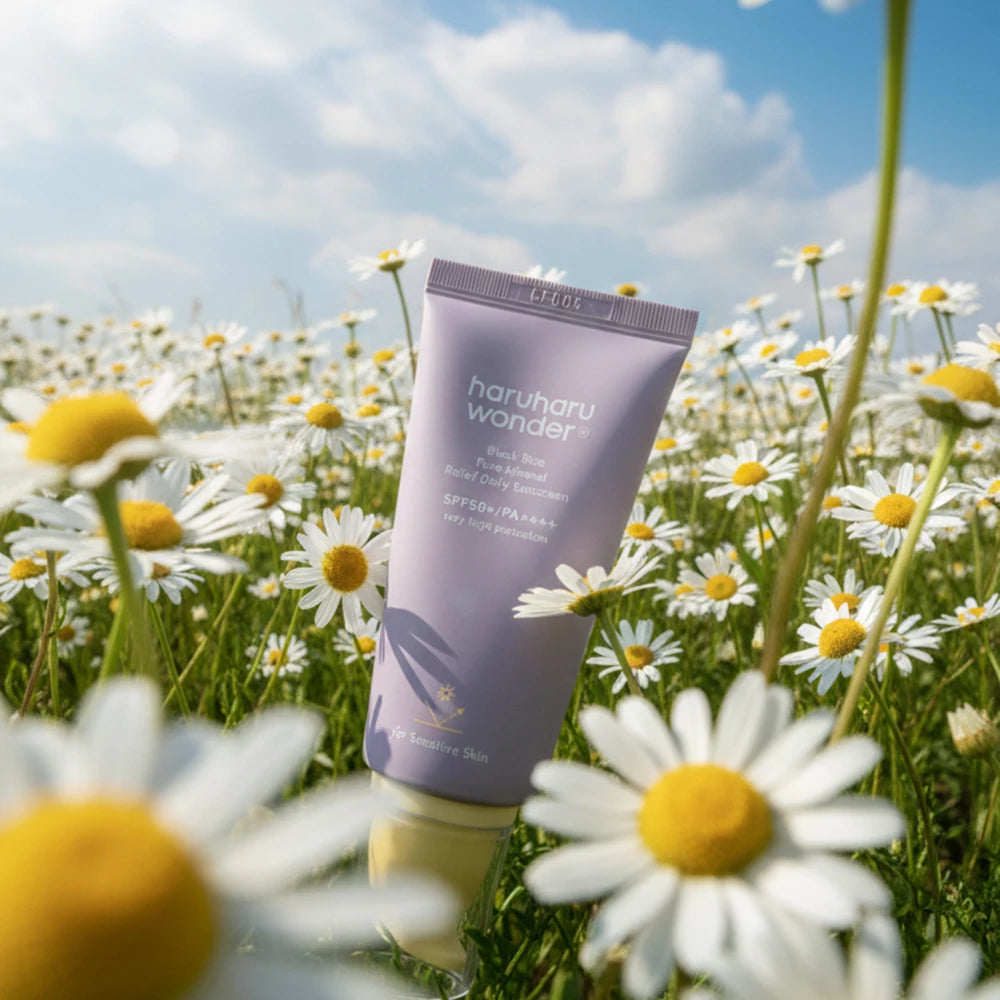 HARUHARU WONDER Schwarzer Reis Reine Mineral Sonnencreme Tagescreme - Feuchtigkeitsspendend und Beruhigend, 50 ml