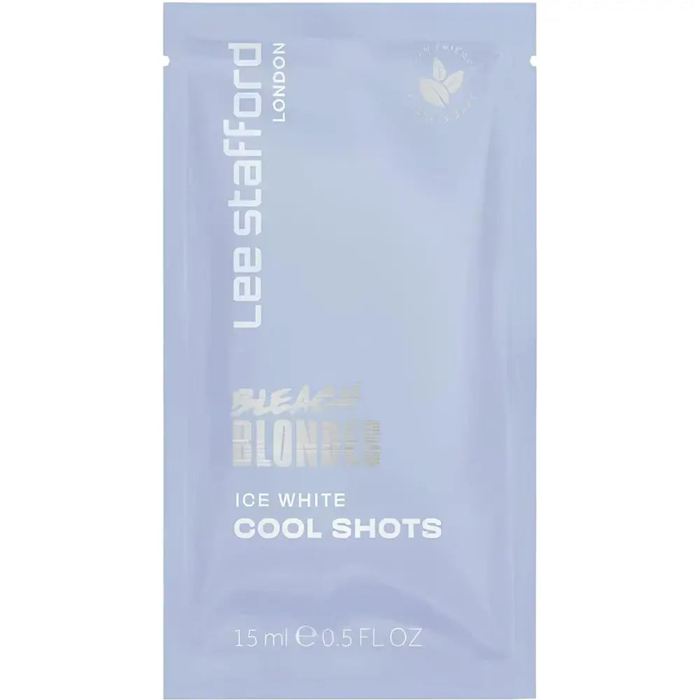 LEE STAFFORD Bleach Blondes Eisweiße Kaltspülung - Conditioner mit Moringa-Extrakt und Pro-Vitamin B5 zur Farbkorrektur von blondem Haar und zur Erhaltung kühler Töne - 4x15ml