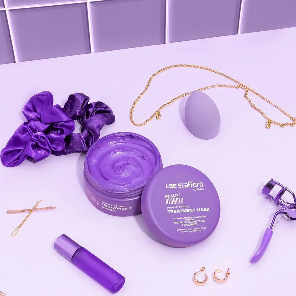LEE STAFFORD Bleach Blondes Purple Toning Treatment Mask