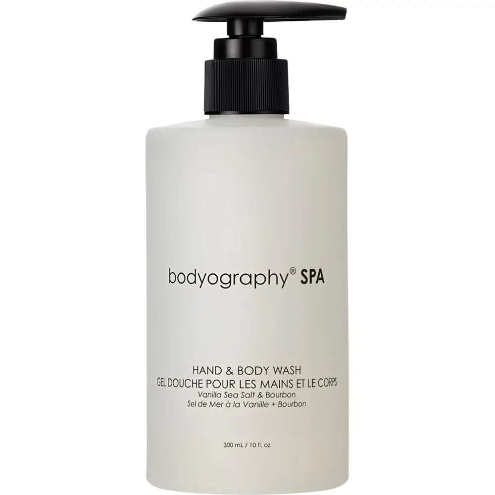 BODYOGRAPHY BodySPA Duschgel Hand & Körper Vanille & Bourbon - Sanfte Feuchtigkeit und Geschmeidigkeit, 300 ml