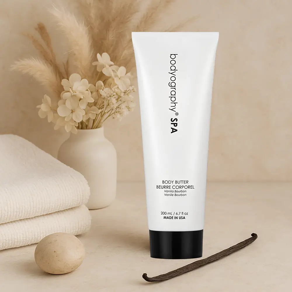 BODYOGRAPHY BodySPA Körperbutter Vanille - Intensive Feuchtigkeitspflege und Straffung, 200 ml