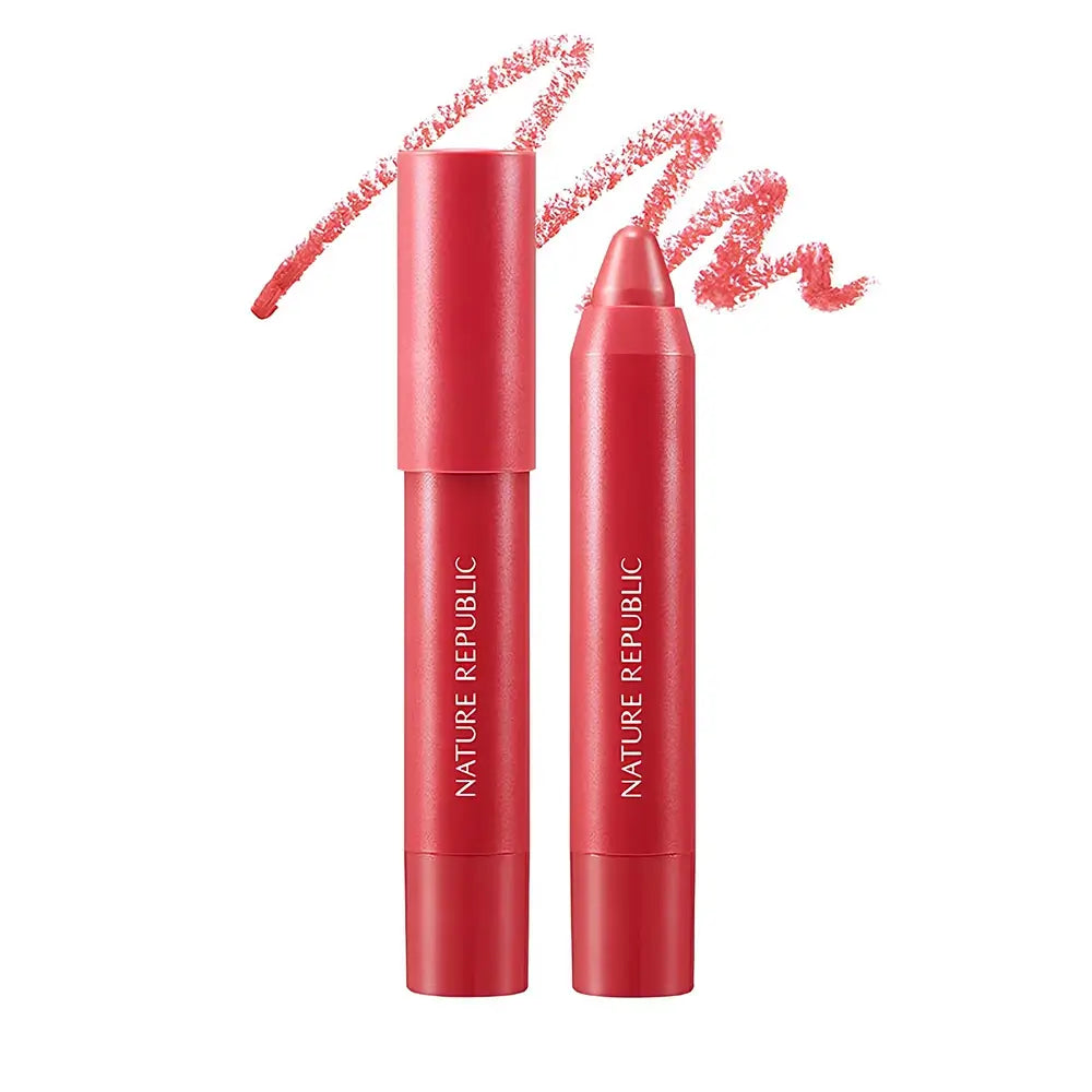 NATURE REPUBLIC By Flower Lippenstift Stift Multifunktional Pink Breeze 02 - Feuchtigkeit und lebendige Farbe, 2,5g