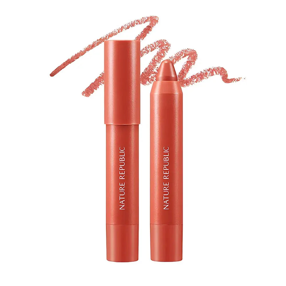 NATURE REPUBLIC By Flower Lippenstift Samtig Darjeeling Latte 05 - Intensive Feuchtigkeit und lebendige Farbe, 2,5g