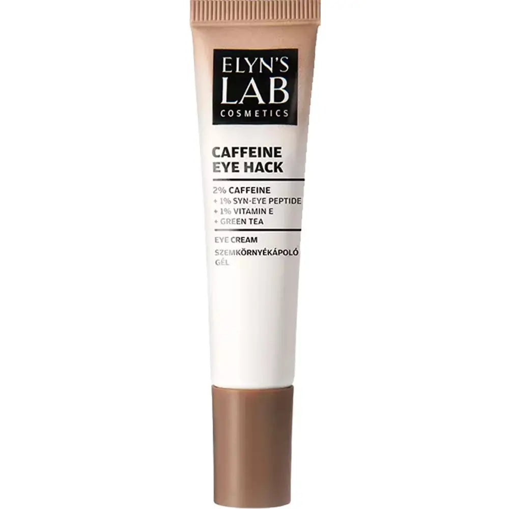 ELYN'S LAB Koffein-Boost Augencreme mit Koffein SYN-EYE Vitamin E - Gegen Augenringe und intensive Feuchtigkeitsversorgung, 15 ml