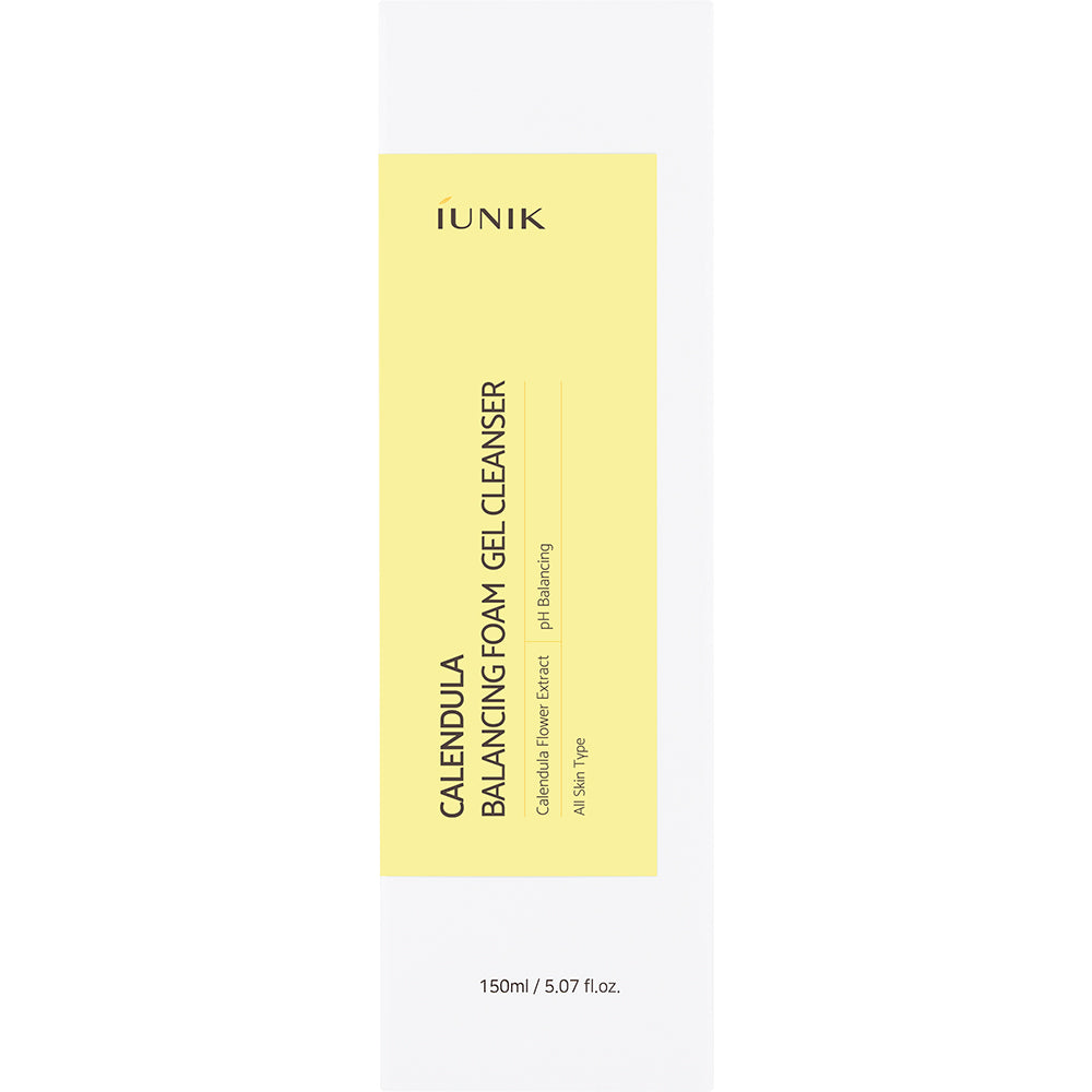 IUNIK Calendula Ausgleichendes Schaum-Gel Reinigungsmittel 150 ml