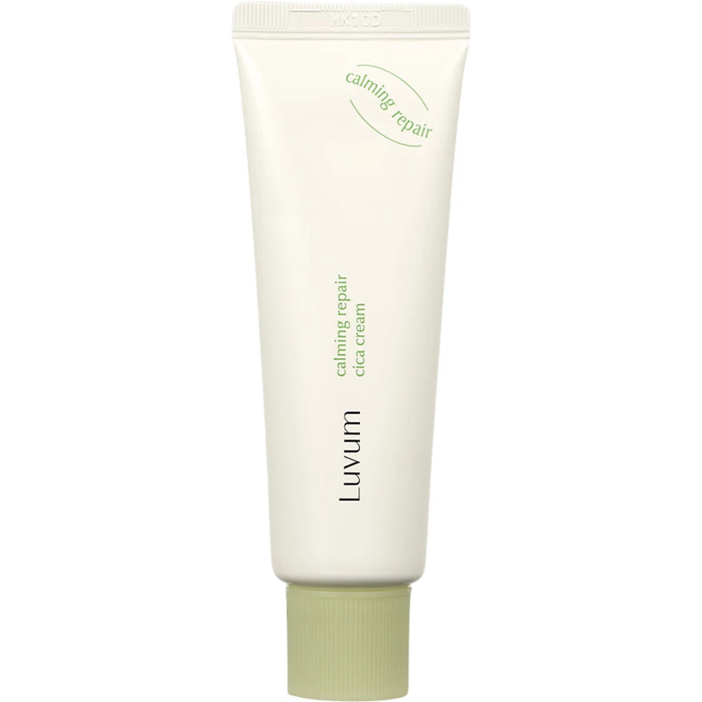 LUVUM Beruhigende Reparatur Cica Creme - Gesichtscreme formuliert mit Centella Asiatica Extrakt und Hyaluronsäure, die zur Beruhigung von Rötungen und Reizungen sowie zur Aufrechterhaltung der Hautfeuchtigkeit beiträgt - 50 ml