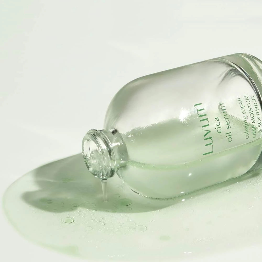 LUVUM Beruhigendes Repair Cica Öl Serum - Gesichtsserum mit Centella Asiatica Extrakt und Ceramid NP zur Beruhigung empfindlicher und gereizter Haut und zur Stärkung der Hautbarriere - 30 ml