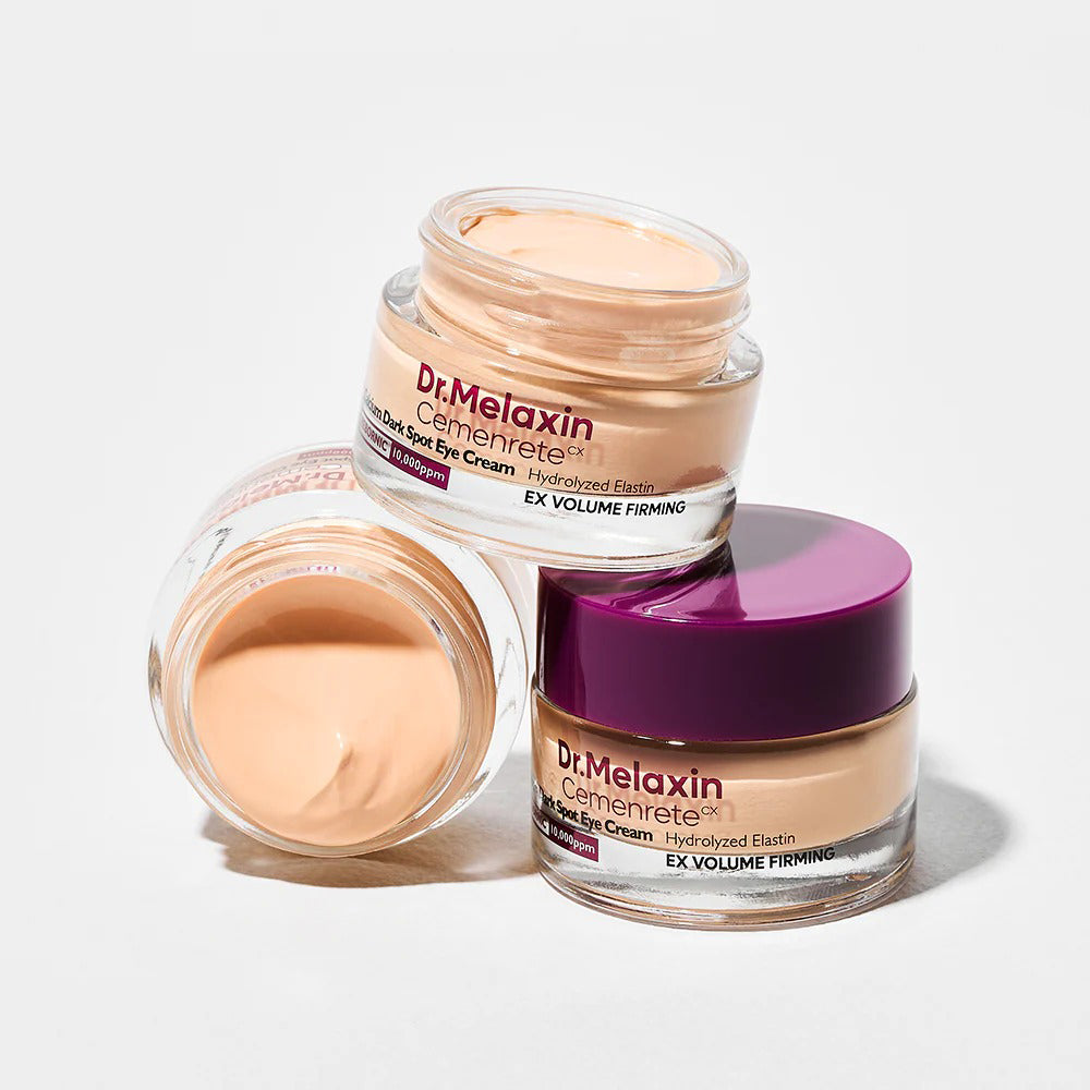 Dr. Melaxin Cemenrete Calcium Augencreme gegen Pigmentflecken – Augencreme mit Niacinamid und Calciumgluconat, zur dezenten Abdeckung von Augenringen und Aufhellung der Augenpartie – 15 g