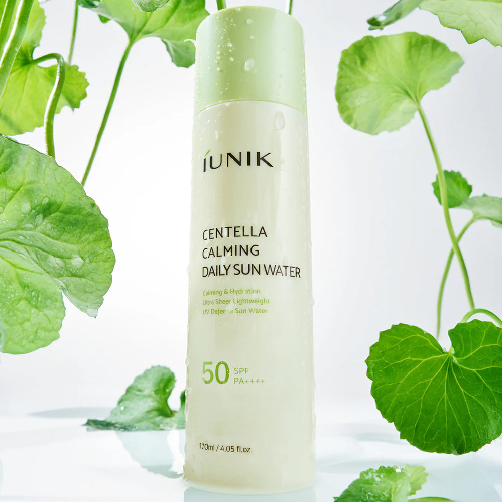 IUNIK Centella Beruhigendes Tägliches Sonnenwasser SPF50 PA++++, 120 ml