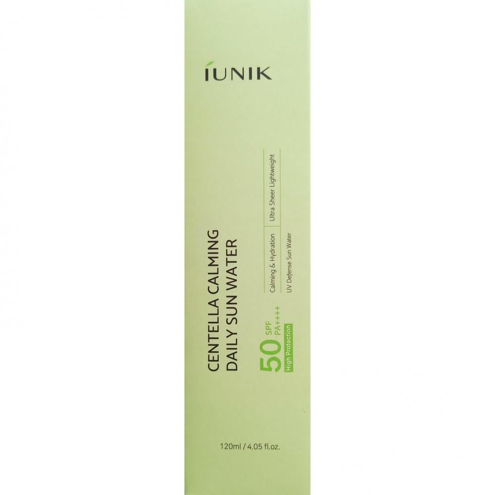 IUNIK Centella Beruhigendes Tägliches Sonnenwasser SPF50 PA++++, 120 ml